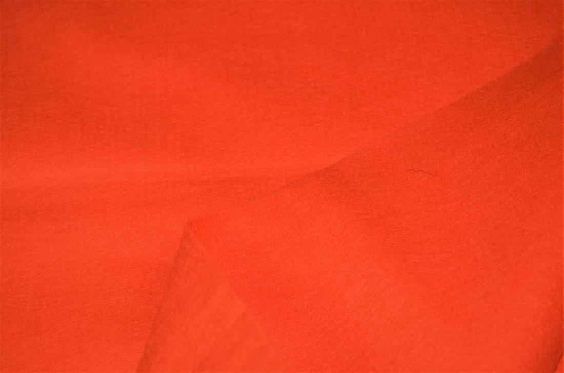 Orange Wool Mix Felt