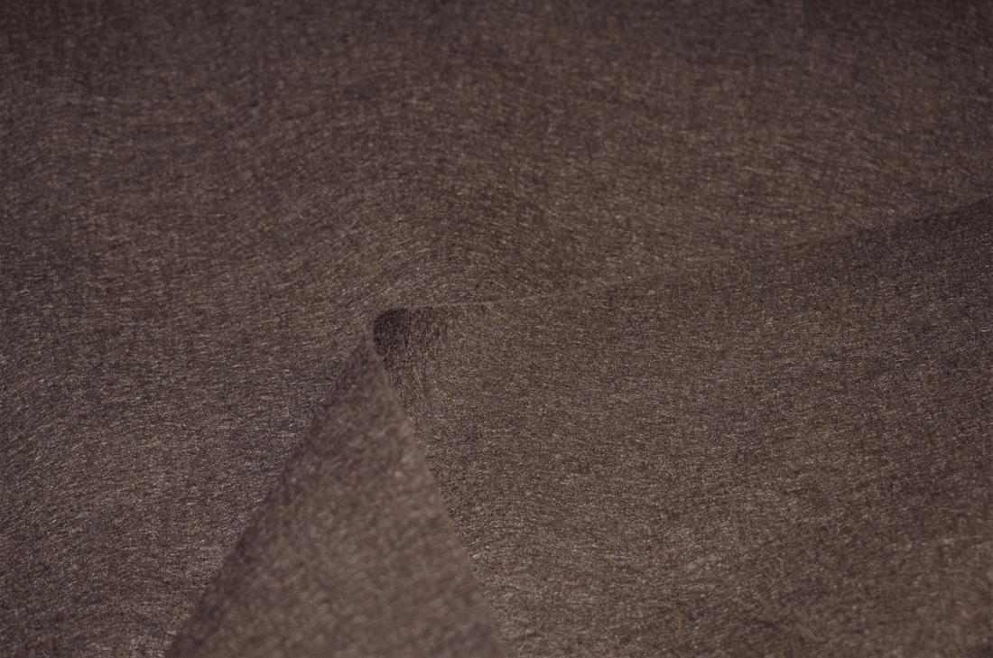 Dark Brown Wool Mix Felt