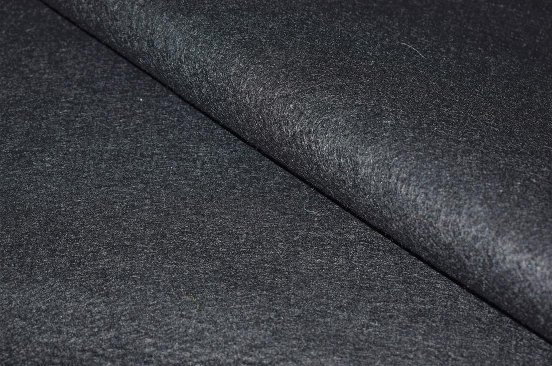 Black Wool Mix Felt