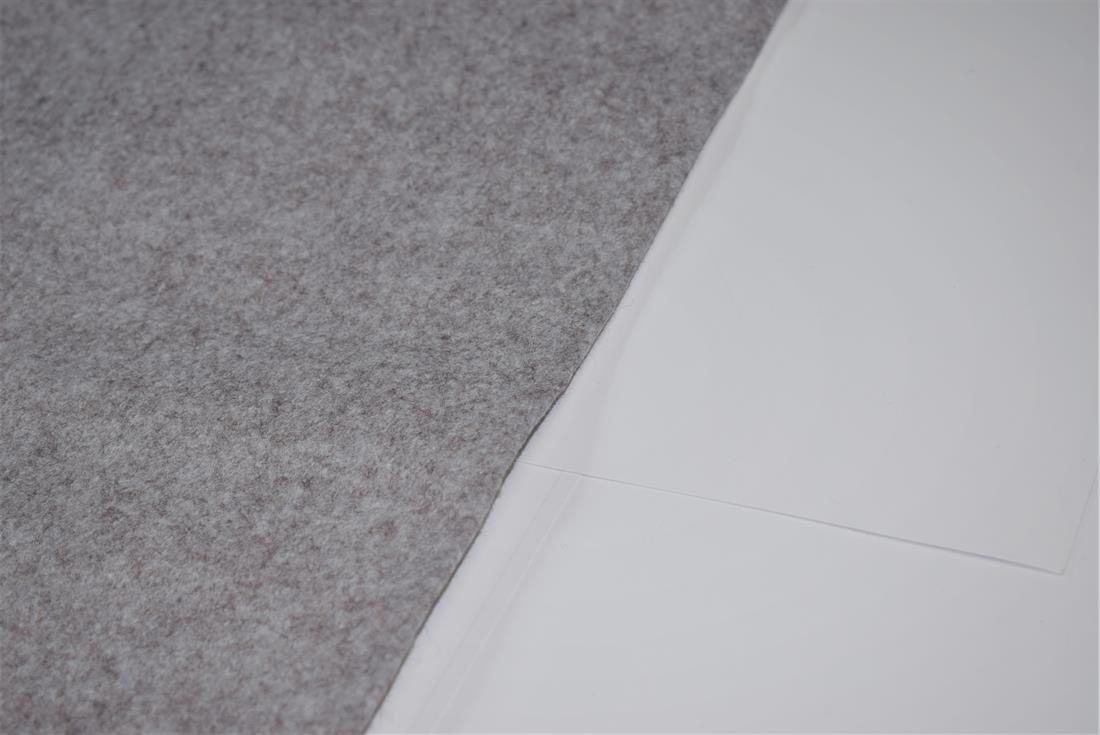 Grey & Cream 30% Wool Felt