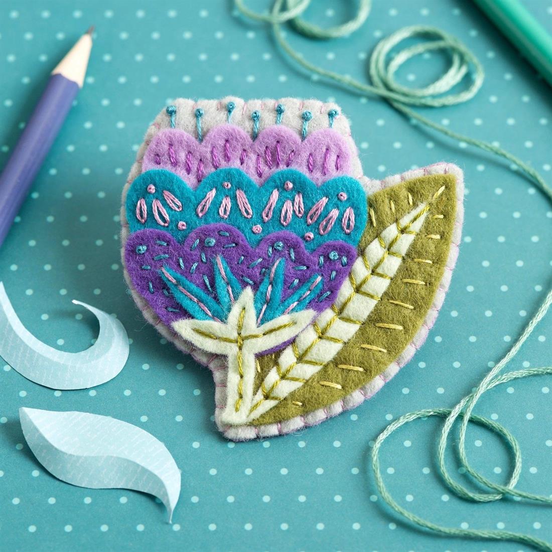 Vita Flower Brooch
