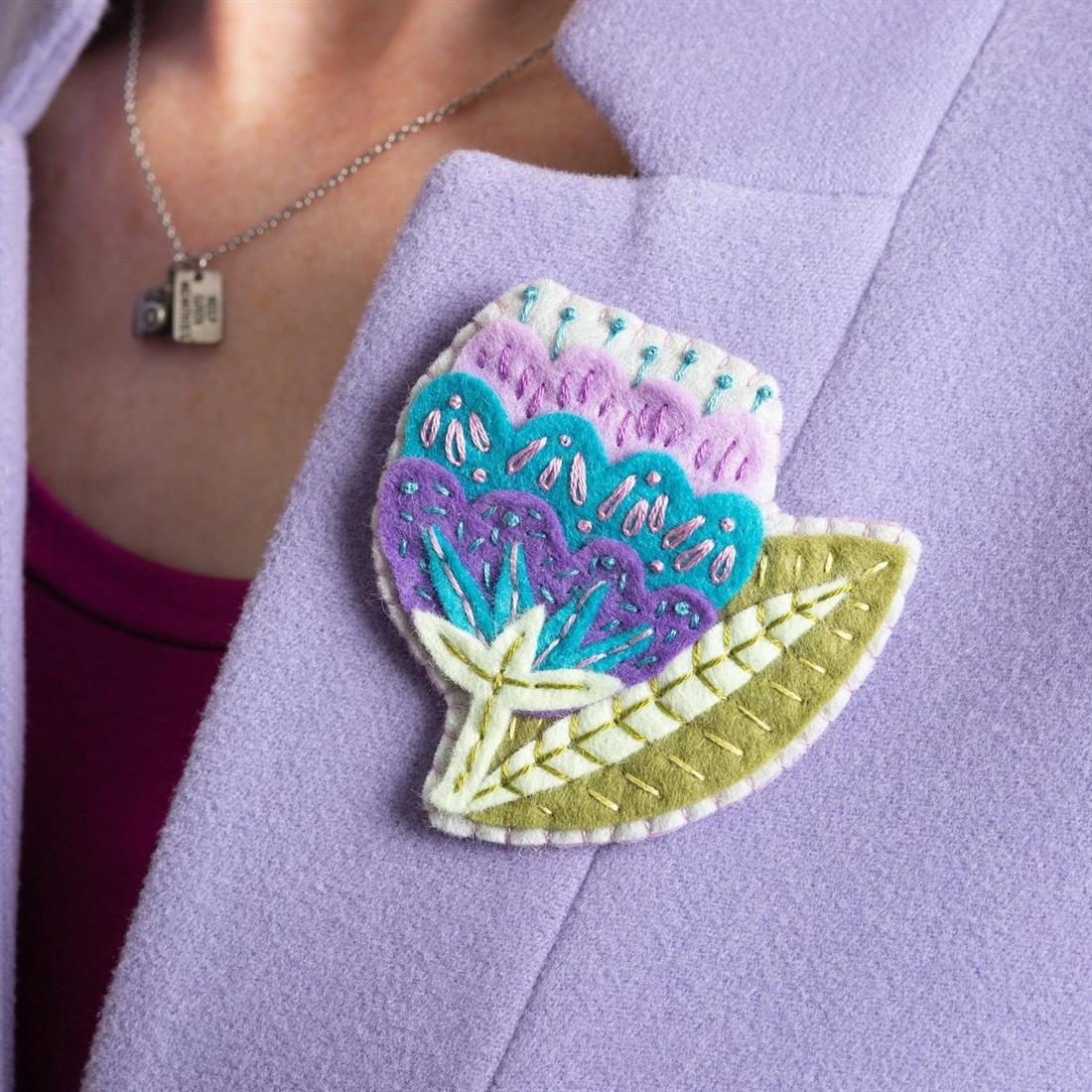 Vita Flower Brooch