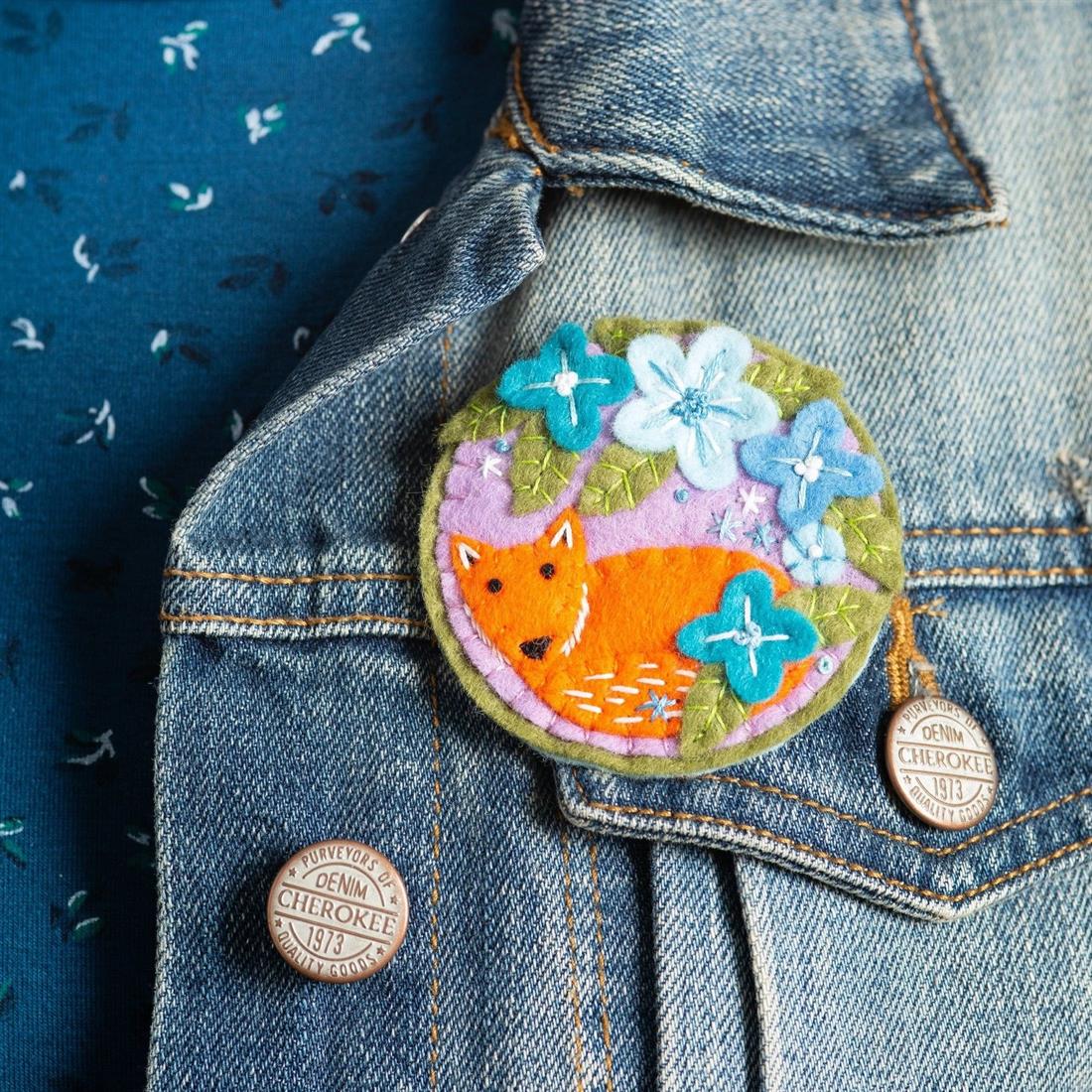 Fox Brooch