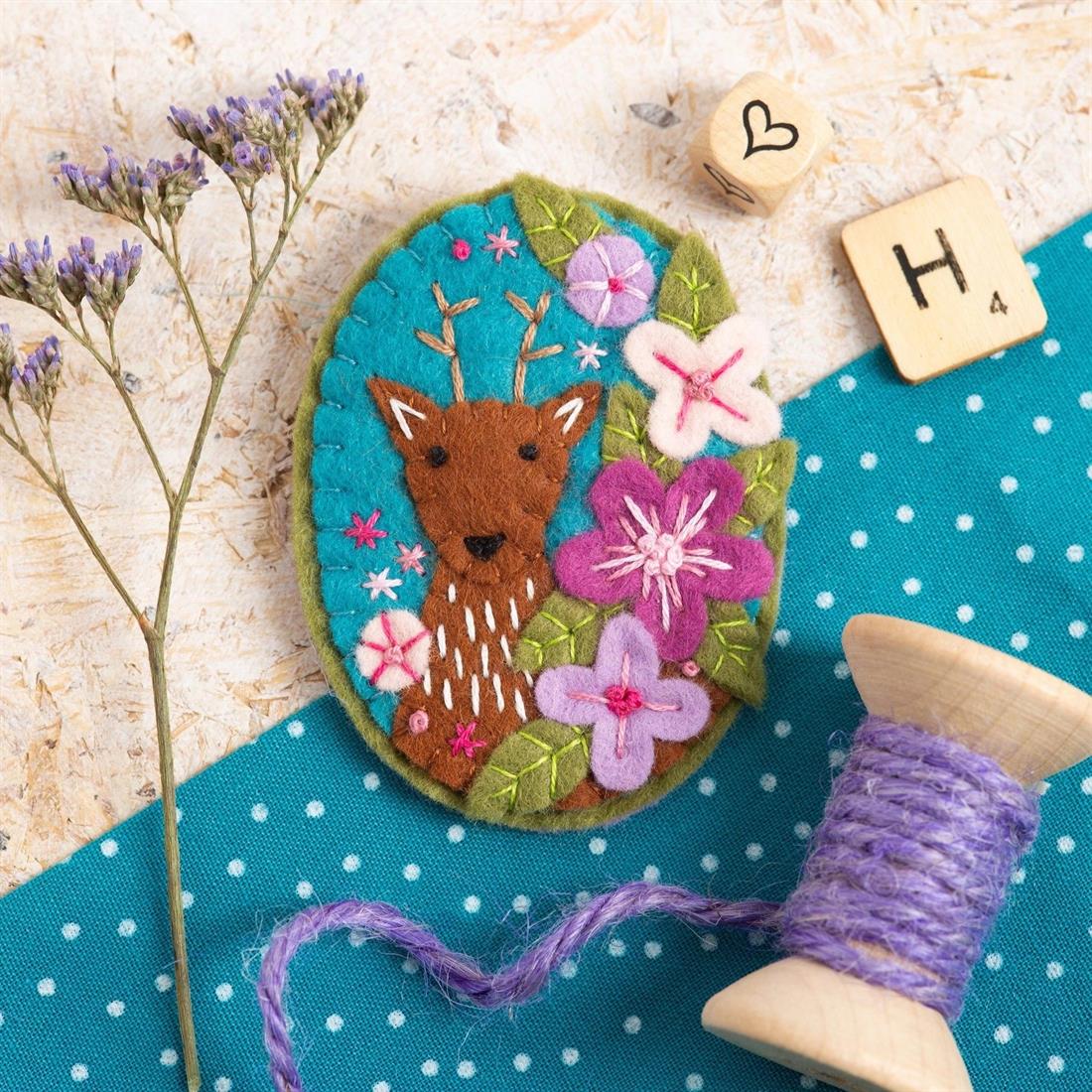 Deer Brooch