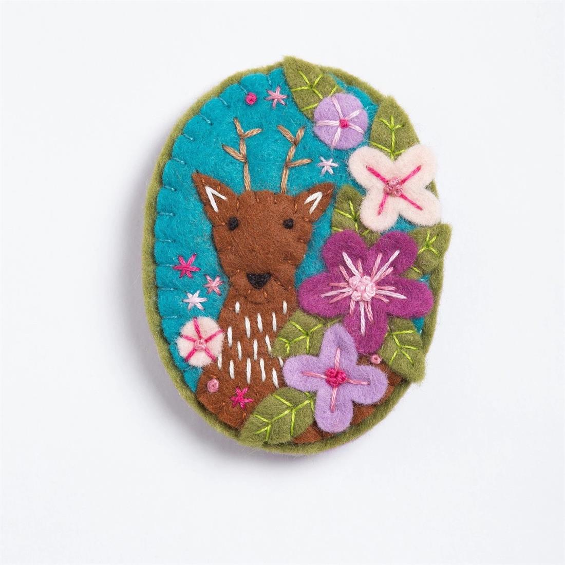 Deer Brooch