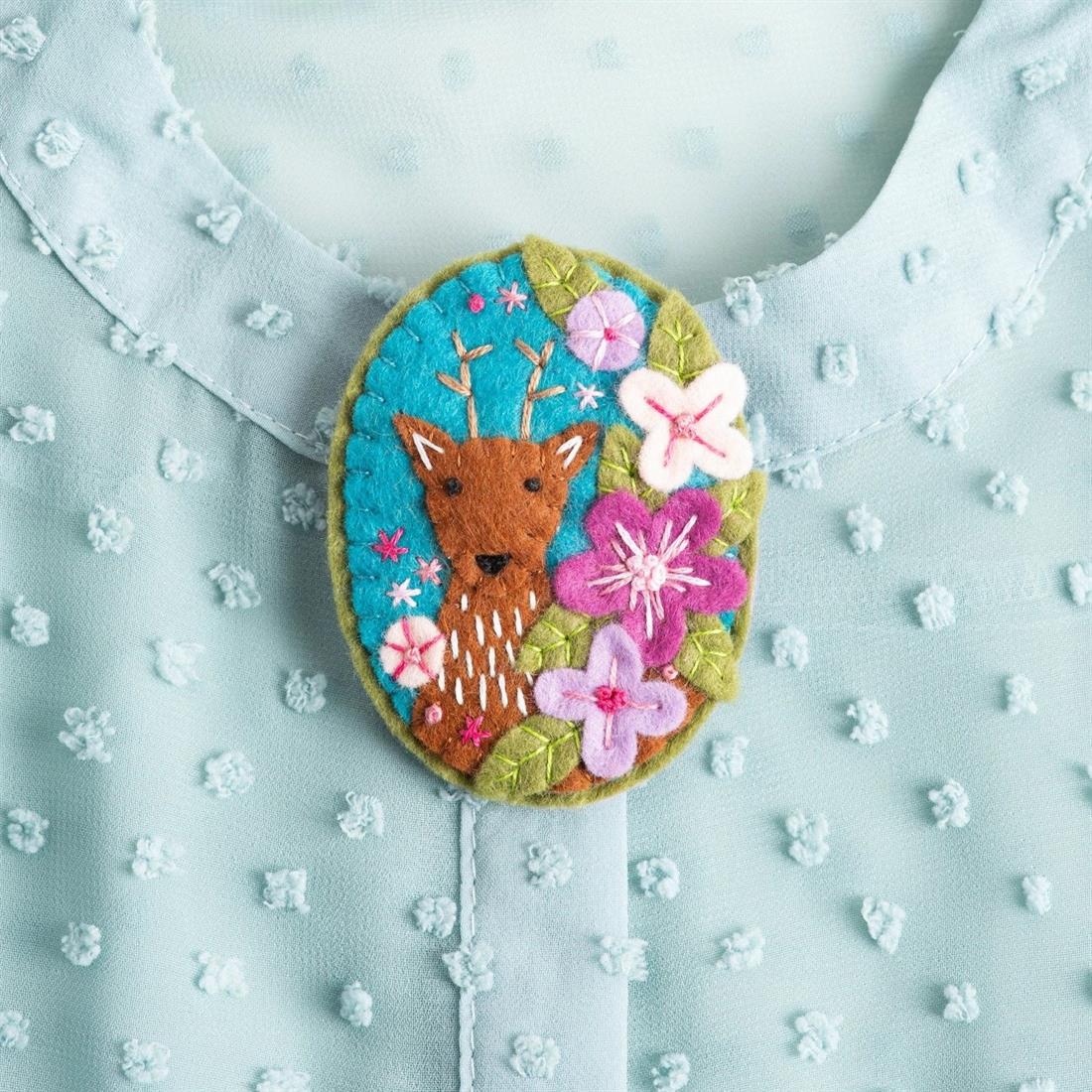 Deer Brooch