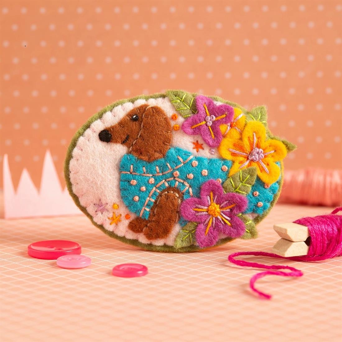 Dachshund Brooch