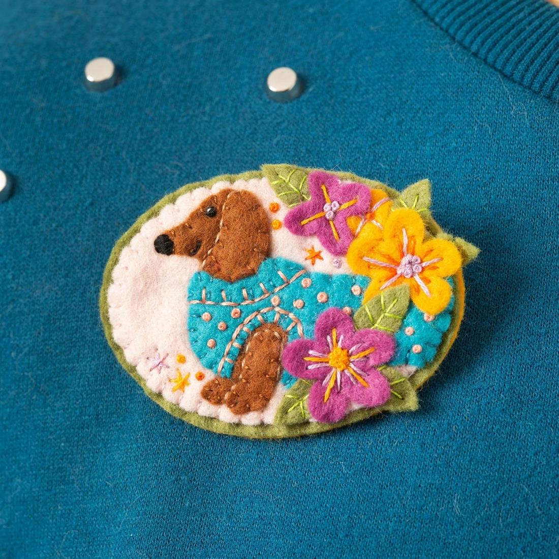 Dachshund Brooch