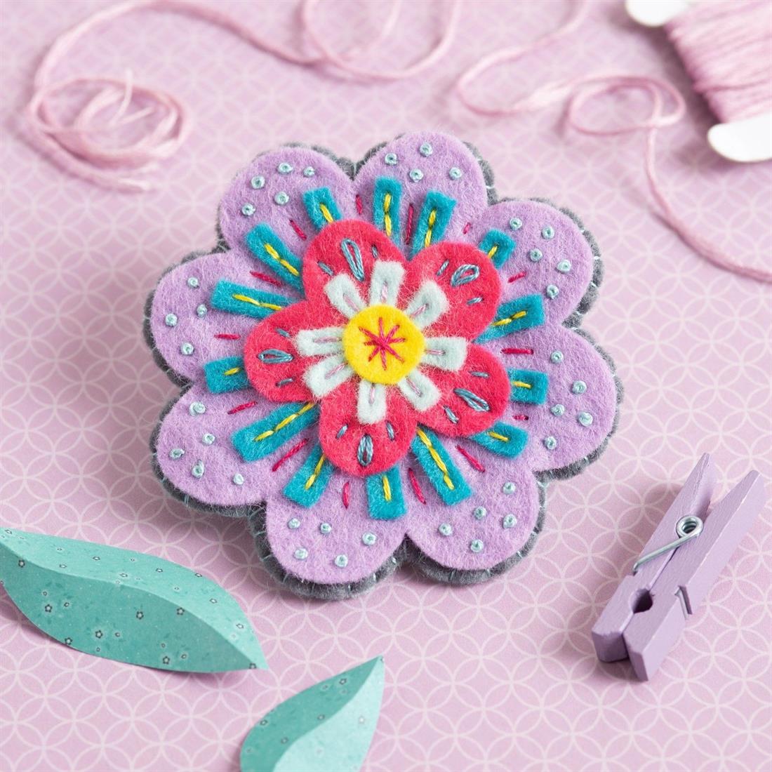Beatrix Flower Brooch