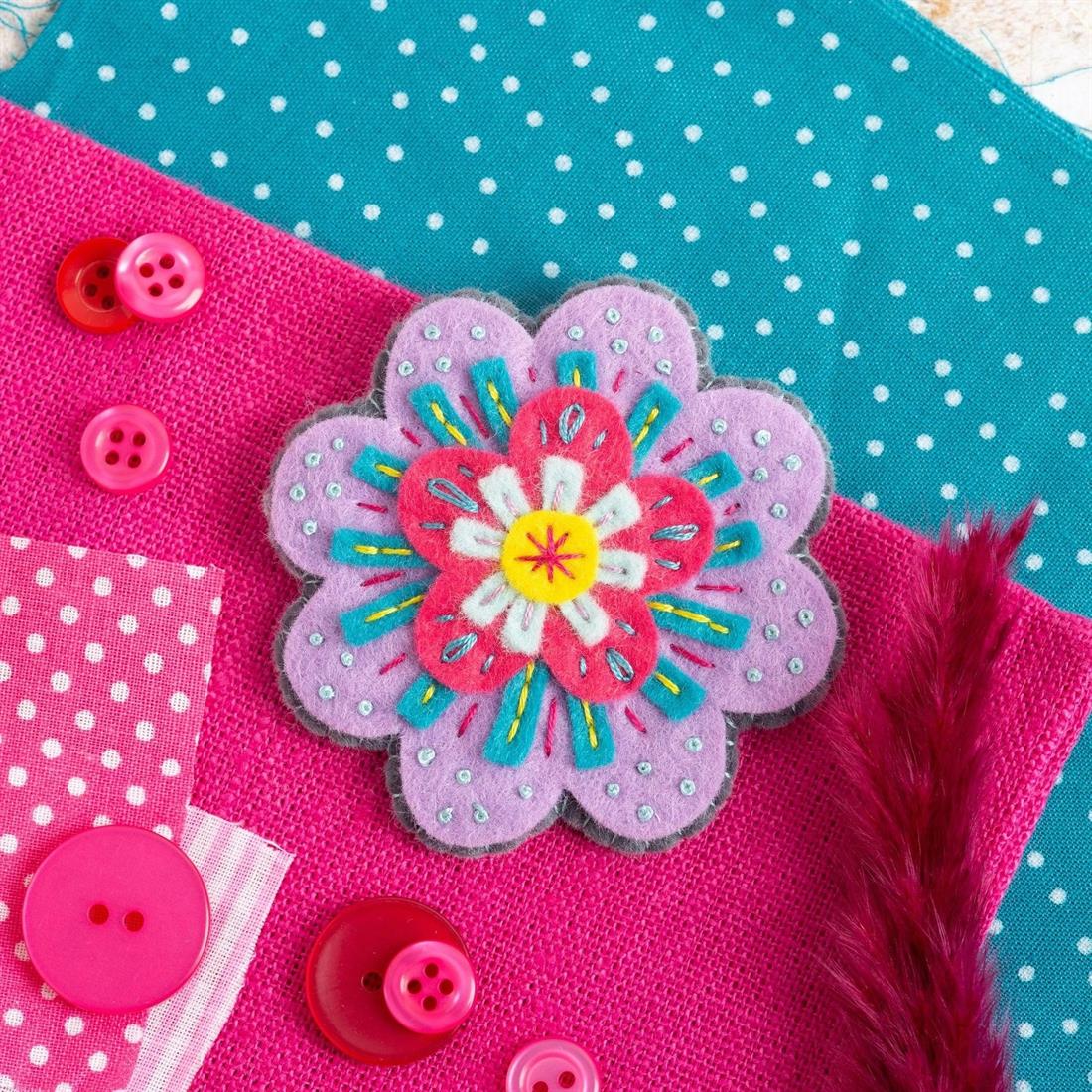 Beatrix Flower Brooch