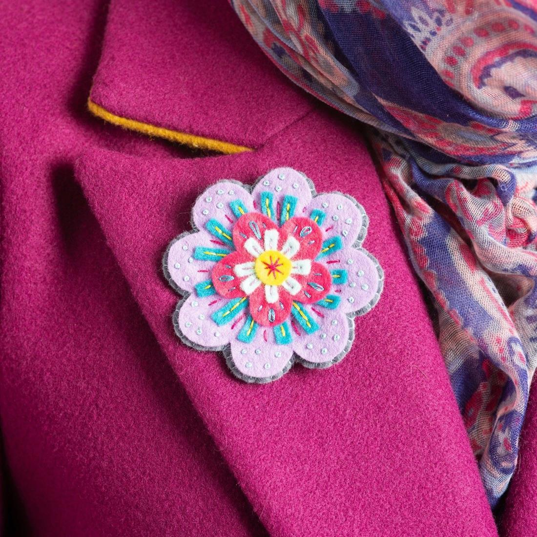 Beatrix Flower Brooch