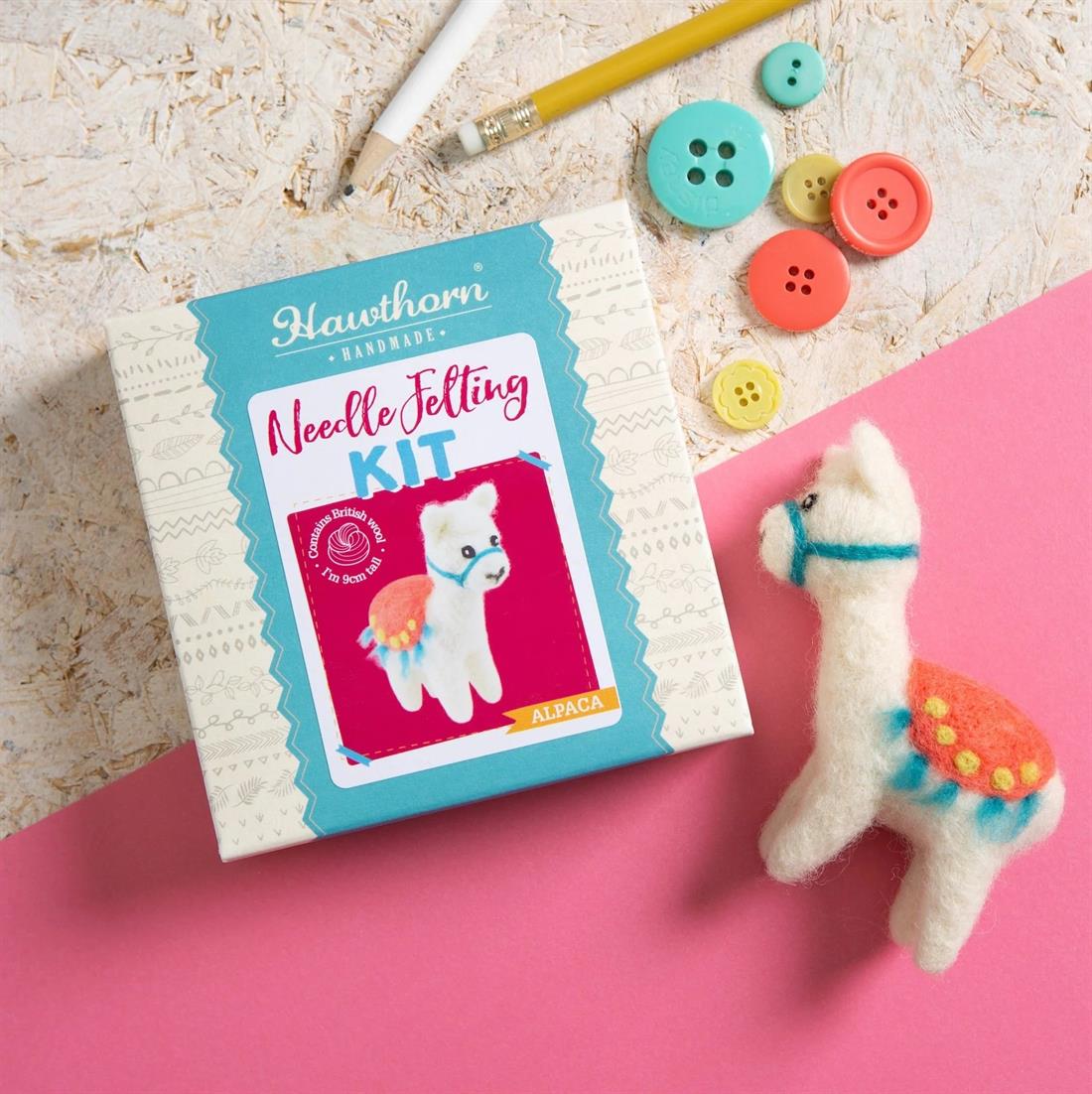 Alpaca Needle Felting Kit