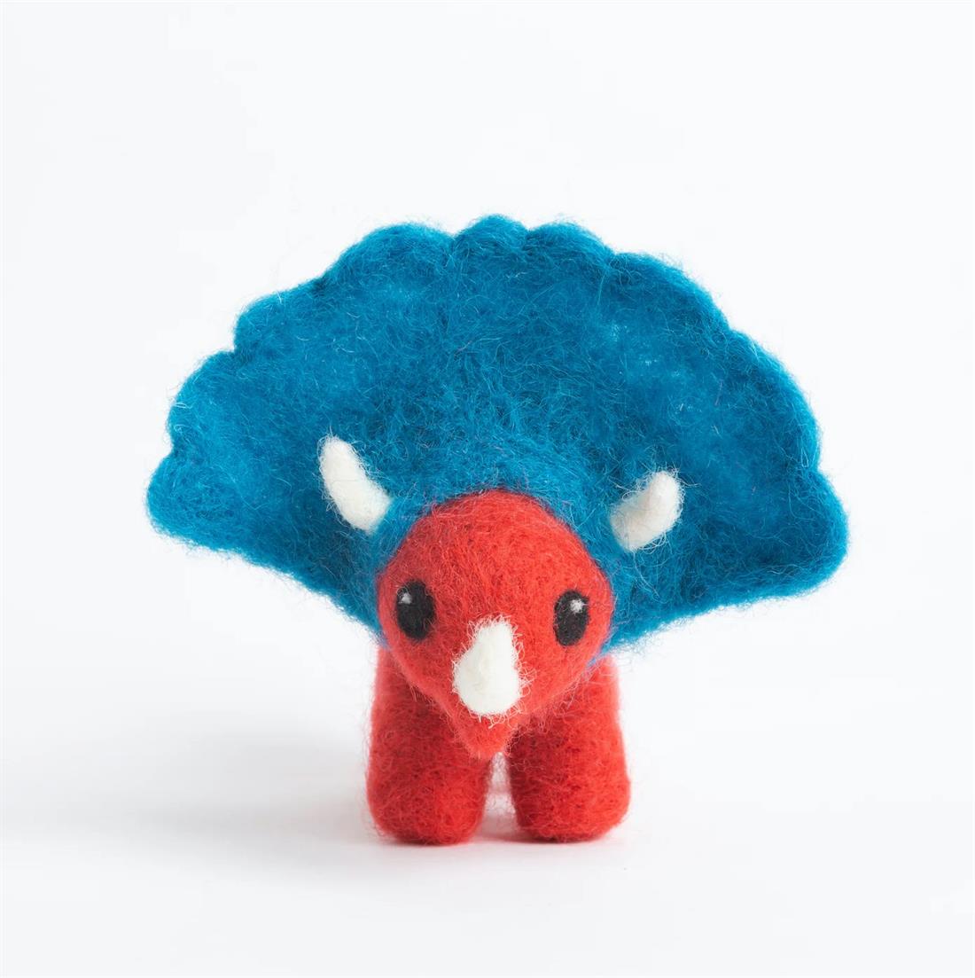 Triceratops Needle Felting Kit