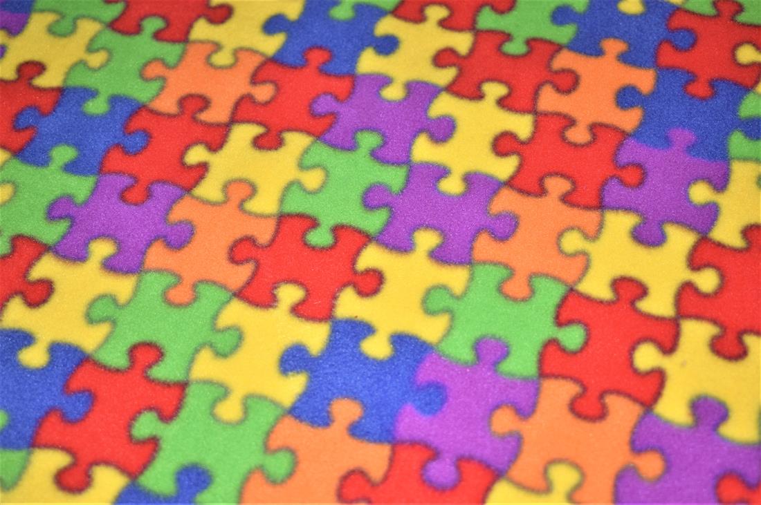 Jigsaw Puzzle Polar Fleece