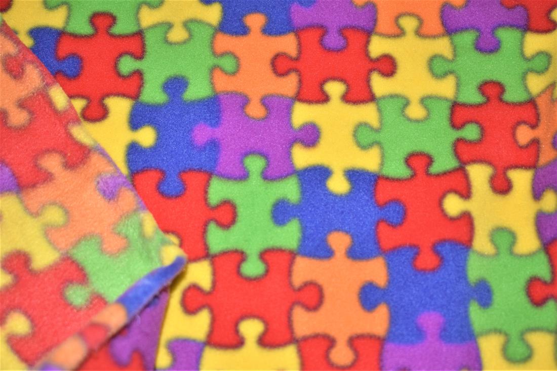 Jigsaw Puzzle Polar Fleece