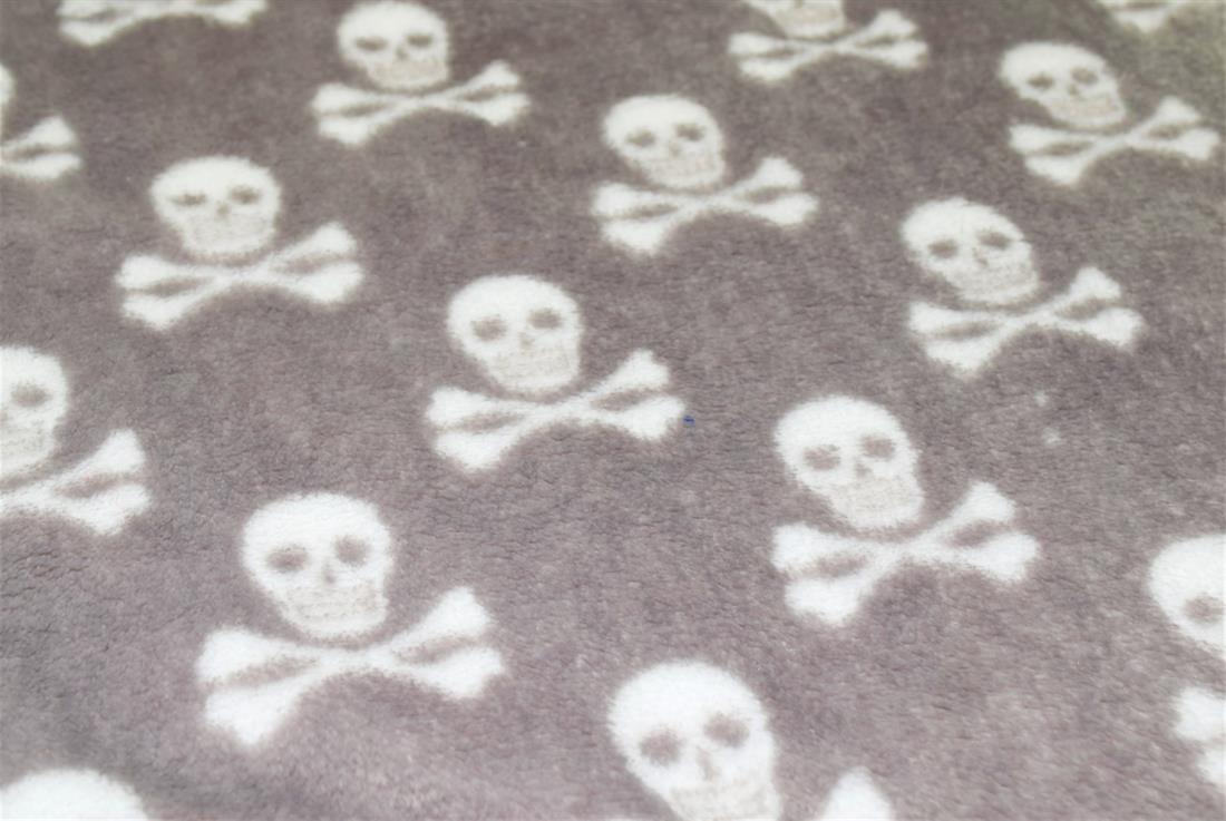 Halloween Skulls Cuddle Fleece