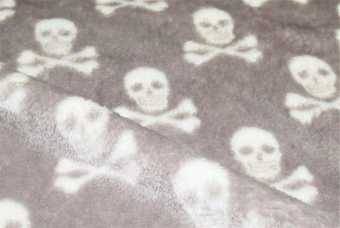 Halloween Skulls Cuddle Fleece