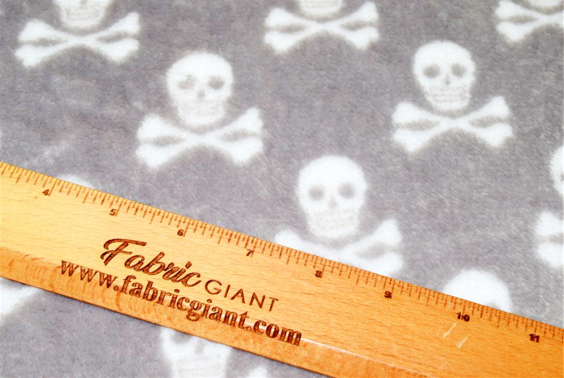 Halloween Skulls Cuddle Fleece