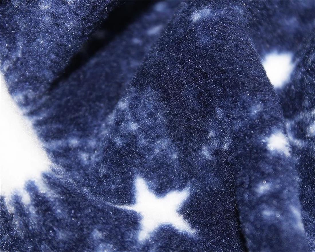 Navy Night Moon Polar Fleece