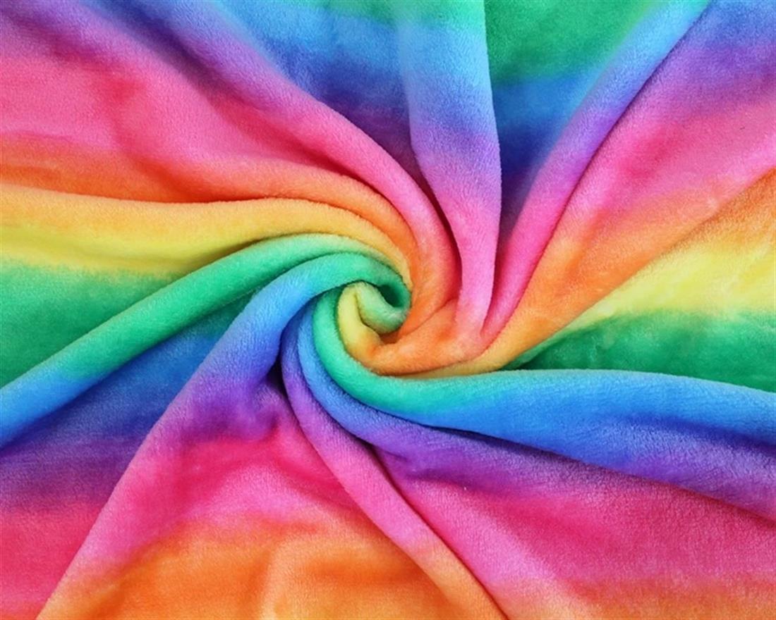 Rainbow Cuddle Fleece