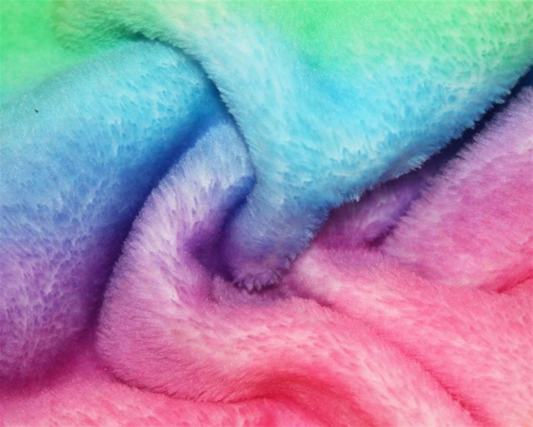 Rainbow Cuddle Fleece