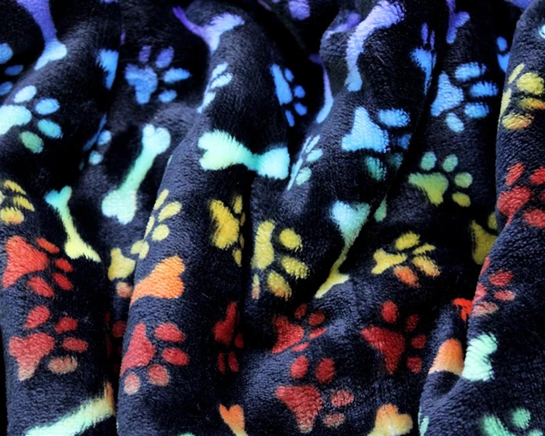 Black Bubs Cuddle Fleece Paws