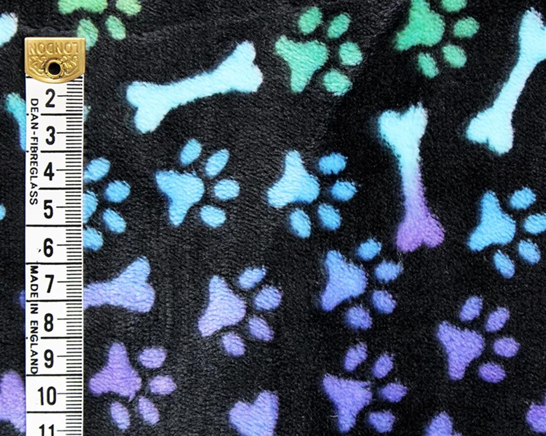Black Bubs Cuddle Fleece Paws