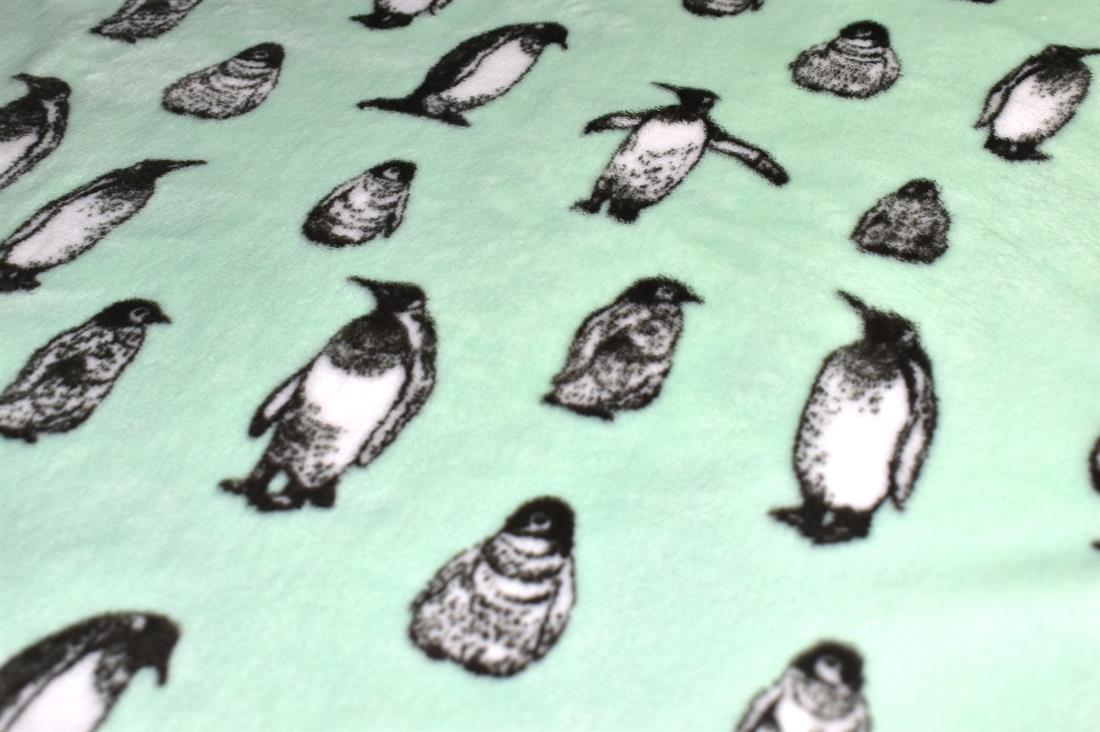 Penguins Cuddle Fleece