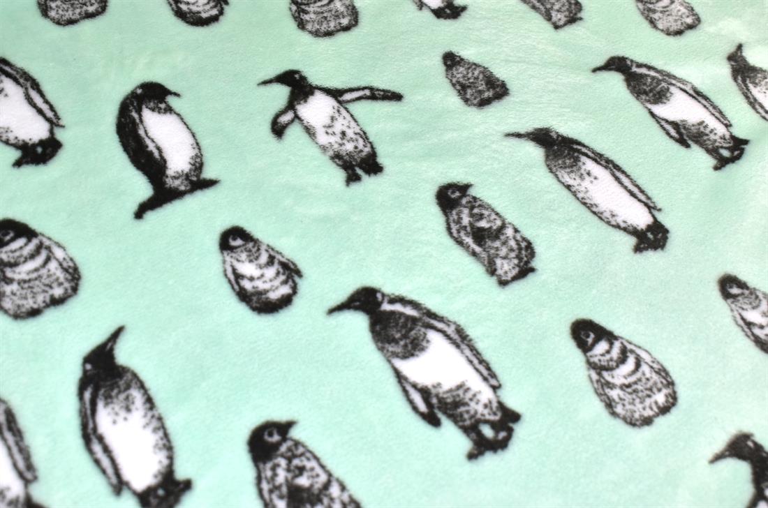 Penguins Cuddle Fleece