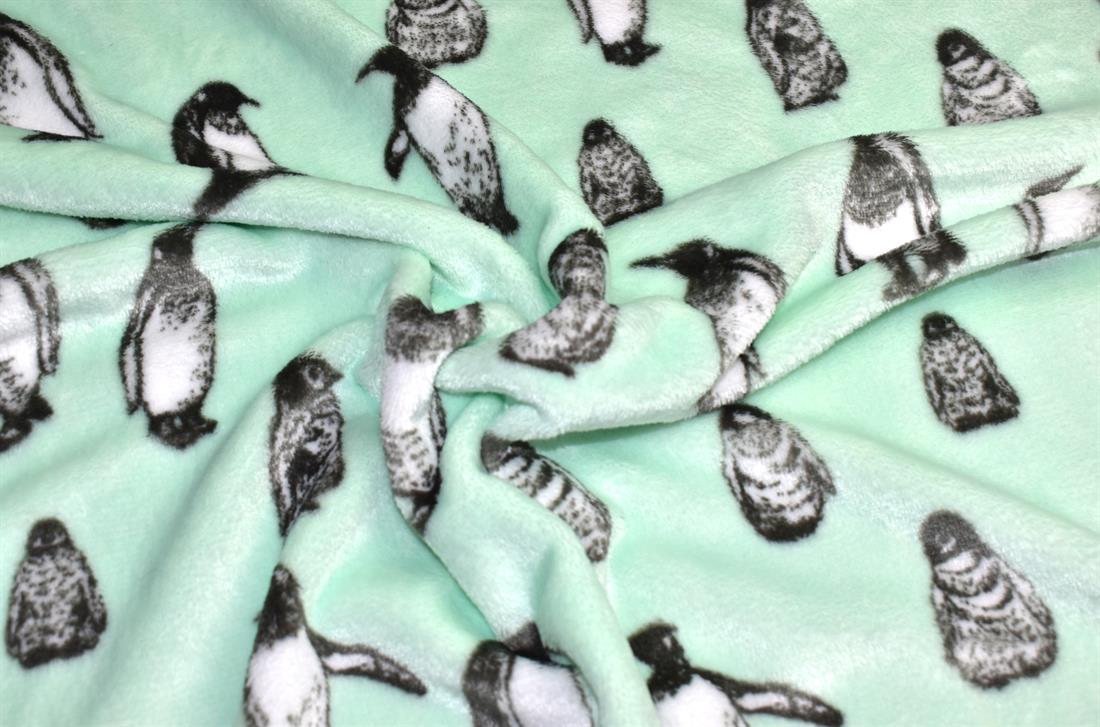 Penguins Cuddle Fleece