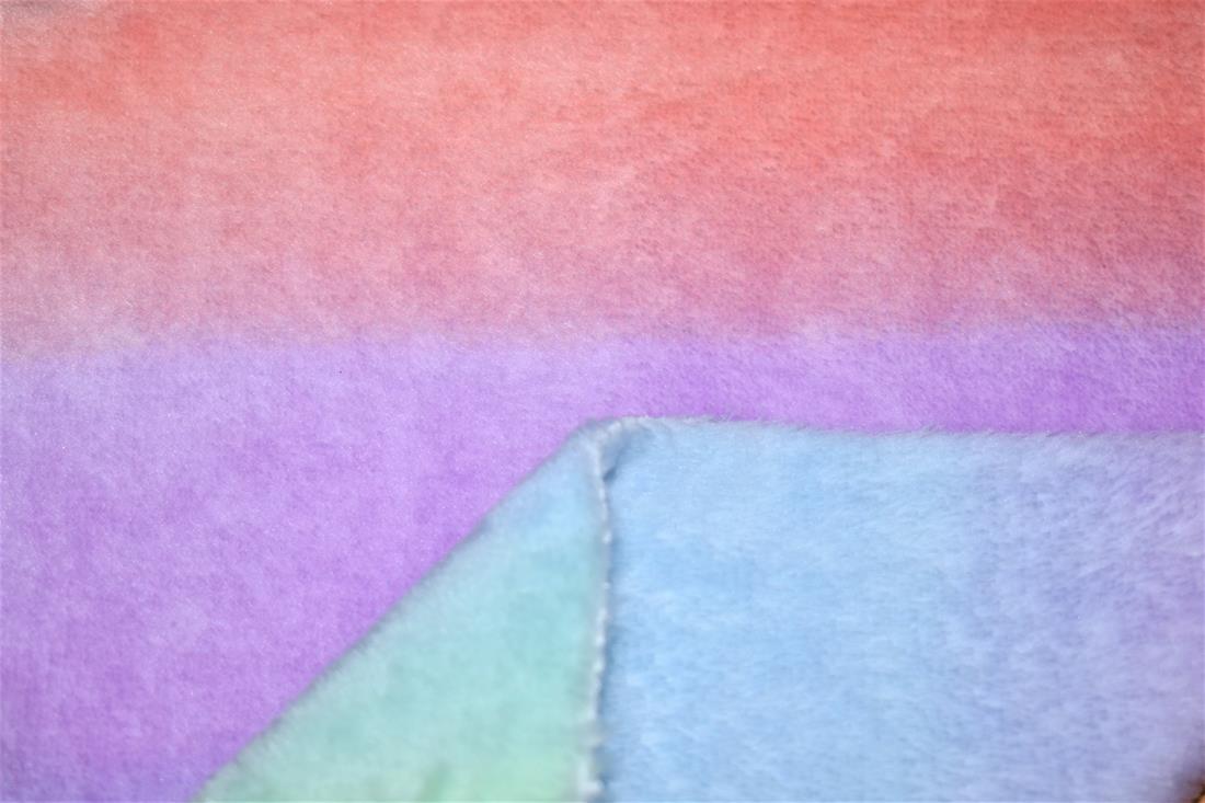 Pastel Rainbow Cuddle Fleece
