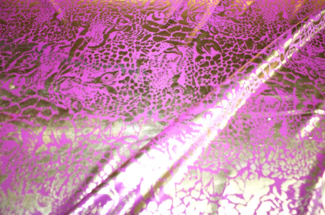 Magenta Printed a Soft and Lightweight Foil Fabric