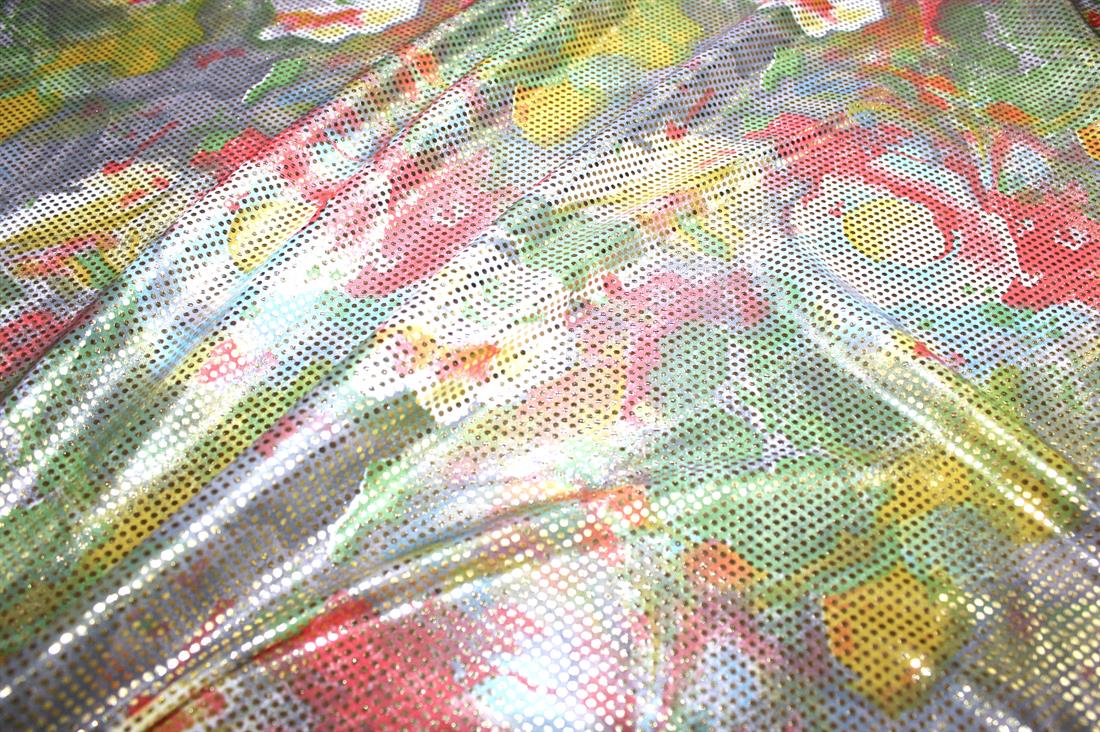 Printed a Soft and Lightweight Foil Fabric