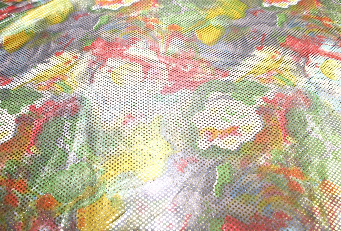 Printed a Soft and Lightweight Foil Fabric