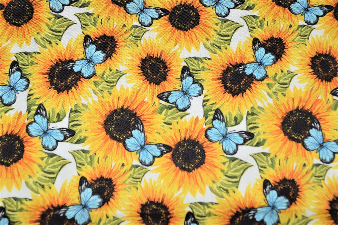 Fat Quarter Bundle Printed 100% Cotton Fabric, Butterfly Design