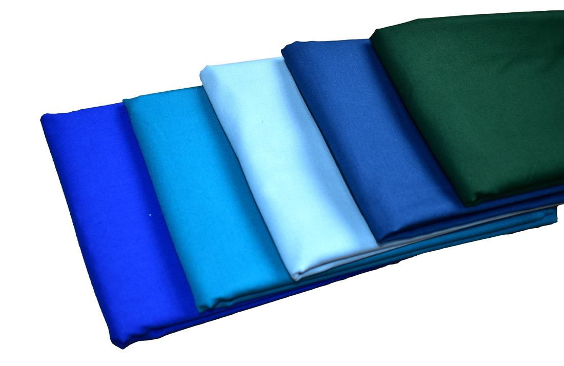 Col 1 Fat Quarter Bundle Plain 100% Cotton Fabric