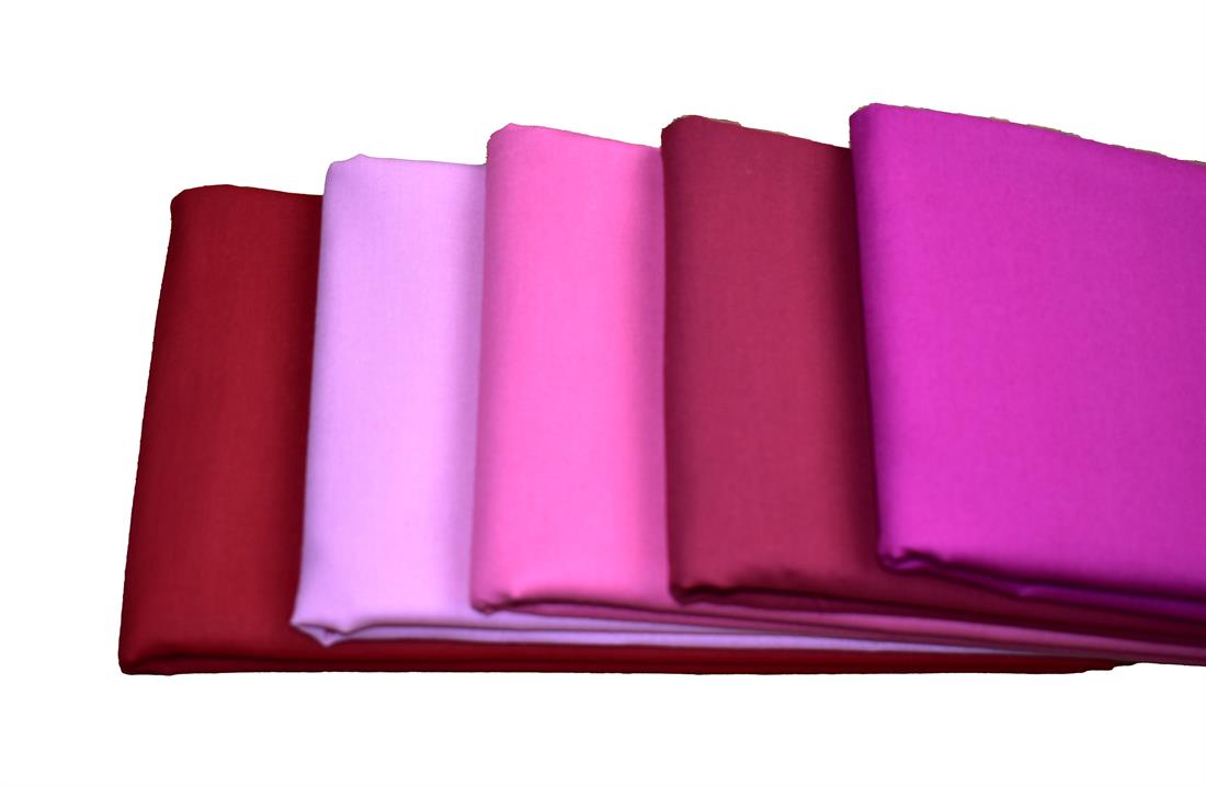 Col 1 Fat Quarter Bundle Plain 100% Cotton Fabric