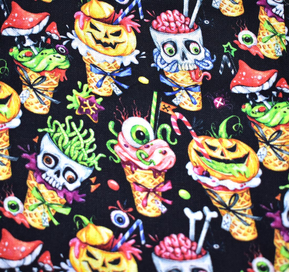 Halloween Fat Quarter Bundle Printed 100% Cotton Fabric