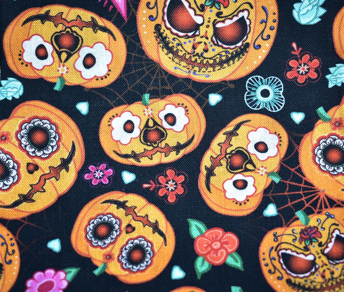Halloween Fat Quarter Bundle Printed 100% Cotton Fabric