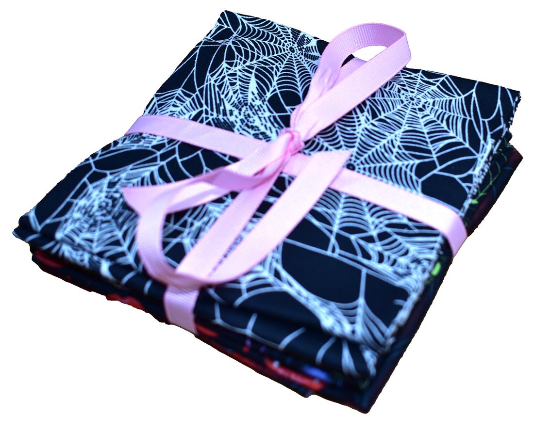 Halloween Fat Quarter Bundle Printed 100% Cotton Fabric