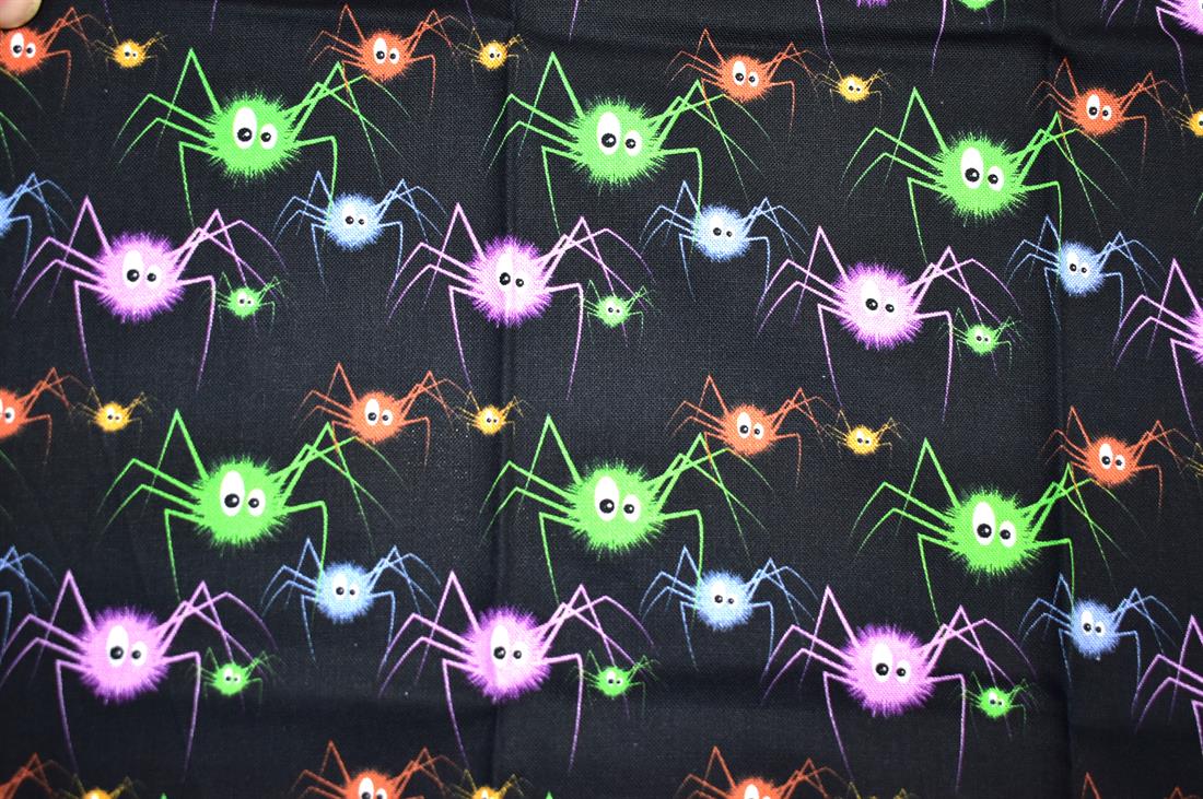 Halloween Fat Quarter Bundle Printed 100% Cotton Fabric