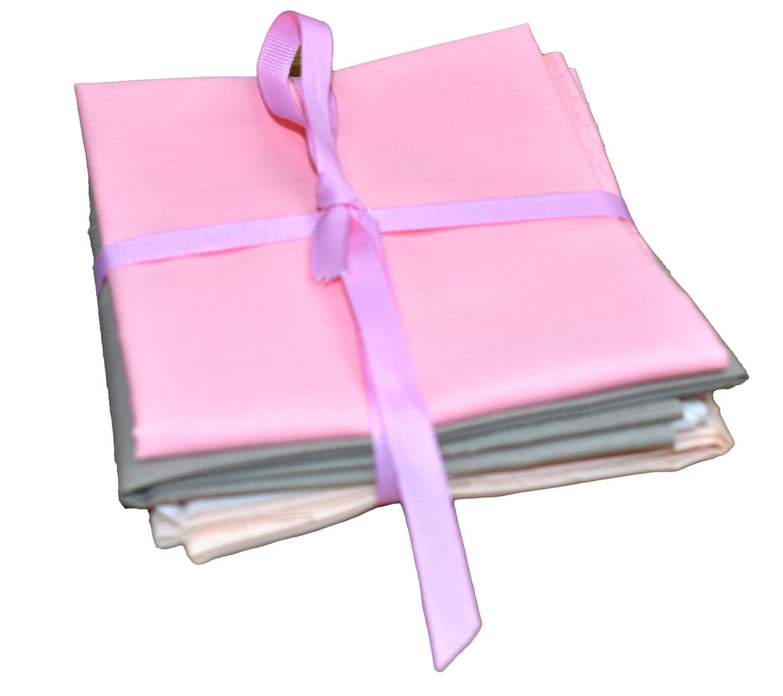 Polycotton Fat Quarter Bundle Lightweight Plain Fabric