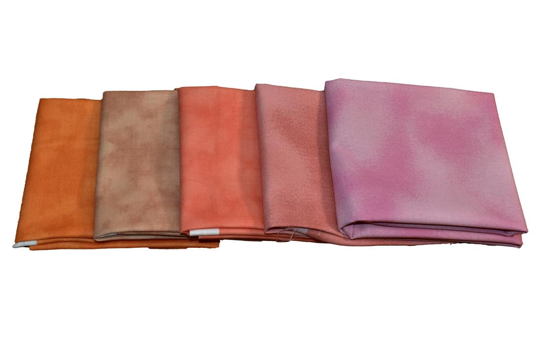 Mixed Coloured Fat Quarter Bundle Blender 100% Cotton Fabric