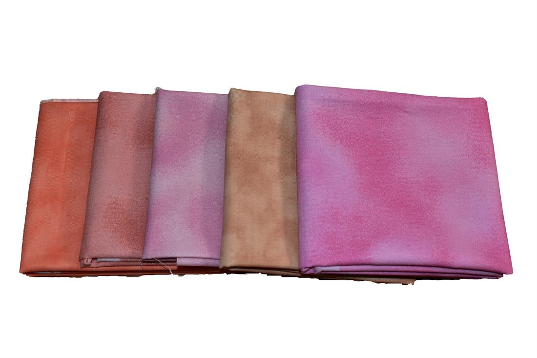 Mixed Coloured Fat Quarter Bundle Blender 100% Cotton Fabric