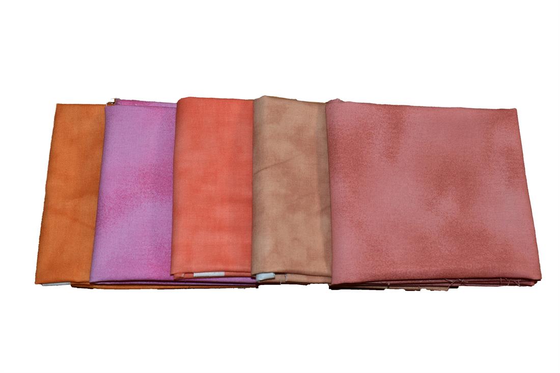 Mixed Coloured Fat Quarter Bundle Blender 100% Cotton Fabric