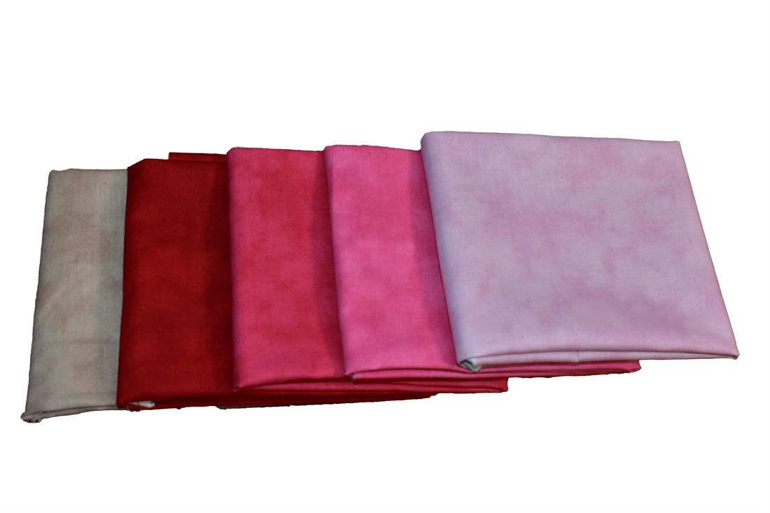 Mixed Coloured Fat Quarter Bundle Blender 100% Cotton Fabric