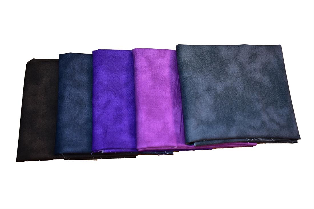 Mixed Coloured Fat Quarter Bundle Blender 100% Cotton Fabric