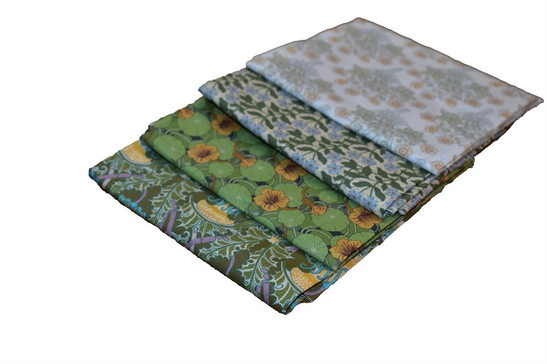 Mixed Coloured William Morris Fat Quarter Bundle