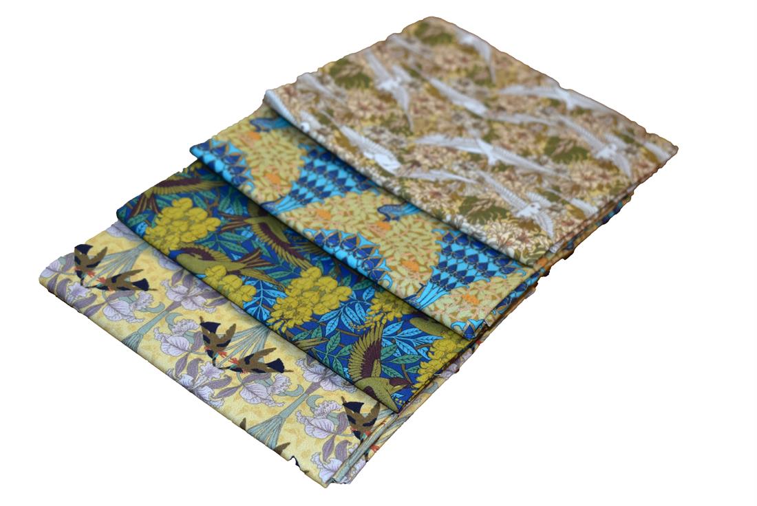 Mixed Coloured William Morris Fat Quarter Bundle
