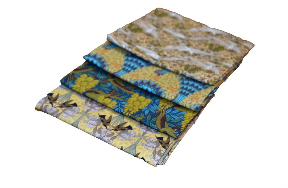 Mixed Coloured William Morris Fat Quarter Bundle